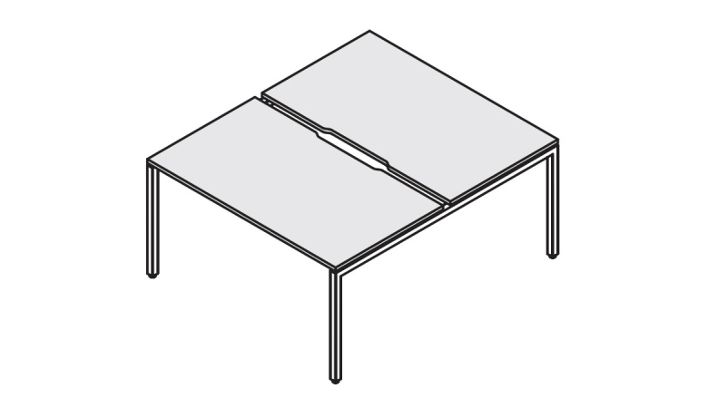 Сдвоенный стол RP-1.2(x2)+F-51